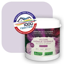 Charger l'image dans la galerie, Peinture écologique Natura Tassili® Les Violets (L'Atelier by Edicolor 129B/129-B/129B1) Intérieur/Extérieur VELOURS