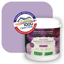 Charger l'image dans la galerie, Peinture écologique Natura Tassili® Les Violets (L'Atelier by Edicolor 130A/130-A/130A1) Intérieur/Extérieur VELOURS