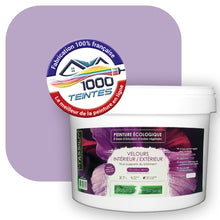 Charger l'image dans la galerie, Peinture écologique Natura Tassili® Les Violets (L'Atelier by Edicolor 130A/130-A/130A1) Intérieur/Extérieur VELOURS