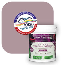 Charger l'image dans la galerie, Peinture écologique Natura Tassili® Les Violets (L'Atelier by Edicolor 132D/132-D/132D1) Intérieur/Extérieur VELOURS