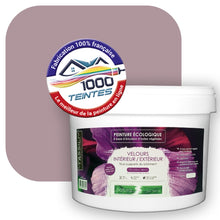 Charger l'image dans la galerie, Peinture écologique Natura Tassili® Les Violets (L'Atelier by Edicolor 132D/132-D/132D1) Intérieur/Extérieur VELOURS