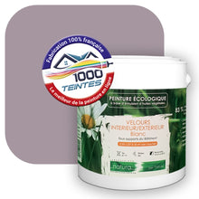 Charger l'image dans la galerie, Peinture écologique Natura Tassili® Les Violets (L'Atelier by Edicolor 133C/133-C/133C1) Intérieur/Extérieur VELOURS