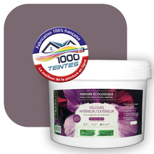 Charger l'image dans la galerie, Peinture écologique Natura Tassili® Les Violets (L'Atelier by Edicolor 133E/133-E/133E1) Intérieur/Extérieur VELOURS