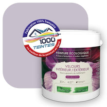 Charger l'image dans la galerie, Peinture écologique Natura Tassili® Les Violets (L'Atelier by Edicolor 134B/134-B/134B1) Intérieur/Extérieur VELOURS