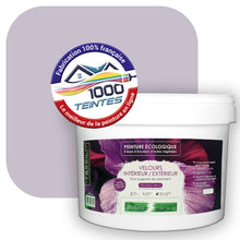 Charger l'image dans la galerie, Peinture écologique Natura Tassili® Les Violets (L'Atelier by Edicolor 134B/134-B/134B1) Intérieur/Extérieur VELOURS