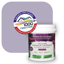 Charger l'image dans la galerie, Peinture écologique Natura Tassili® Les Violets (L'Atelier by Edicolor 134C/134-C/134C1) Intérieur/Extérieur VELOURS