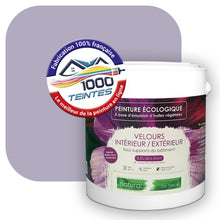Charger l'image dans la galerie, Peinture écologique Natura Tassili® Les Violets (L'Atelier by Edicolor 134C/134-C/134C1) Intérieur/Extérieur VELOURS