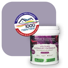 Charger l'image dans la galerie, Peinture écologique Natura Tassili® Les Violets (L'Atelier by Edicolor 134D/134-D/134D1) Intérieur/Extérieur VELOURS