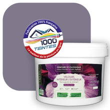 Charger l'image dans la galerie, Peinture écologique Natura Tassili® Les Violets (L'Atelier by Edicolor 135D/135-D/135D1) Intérieur/Extérieur VELOURS