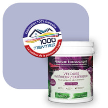 Charger l'image dans la galerie, Peinture écologique Natura Tassili® Les Violets (L'Atelier by Edicolor 138C/138-C/138C1) Intérieur/Extérieur VELOURS