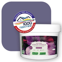 Charger l'image dans la galerie, Peinture écologique Natura Tassili® Les Violets (L'Atelier by Edicolor 139E/139-E/139E1) Intérieur/Extérieur VELOURS