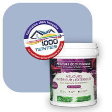 Charger l'image dans la galerie, Peinture écologique Natura Tassili® Les Bleus (L'Atelier by Edicolor 141B/141-B/141B1) Intérieur/Extérieur VELOURS