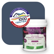 Charger l'image dans la galerie, Peinture écologique Natura Tassili® Les Bleus (L'Atelier by Edicolor 144D/144-D/144D1) Intérieur/Extérieur VELOURS