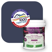 Charger l'image dans la galerie, Peinture écologique Natura Tassili® Les Bleus (L'Atelier by Edicolor 145E/145-E/145E1) Intérieur/Extérieur VELOURS