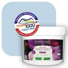 Charger l'image dans la galerie, Peinture écologique Natura Tassili® Les Bleus (L'Atelier by Edicolor 148A/148-A/148A1) Intérieur/Extérieur VELOURS