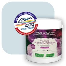 Charger l'image dans la galerie, Peinture écologique Natura Tassili® Les Bleus (L'Atelier by Edicolor 149A/149-A/149A1) Intérieur/Extérieur VELOURS