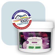 Charger l'image dans la galerie, Peinture écologique Natura Tassili® Les Bleus (L'Atelier by Edicolor 149A/149-A/149A1) Intérieur/Extérieur VELOURS