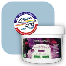 Charger l'image dans la galerie, Peinture écologique Natura Tassili® Les Bleus (L'Atelier by Edicolor 151B/151-B/151B1) Intérieur/Extérieur VELOURS