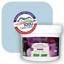 Charger l'image dans la galerie, Peinture écologique Natura Tassili® Les Bleus (L'Atelier by Edicolor 152B/152-B/152B1) Intérieur/Extérieur VELOURS