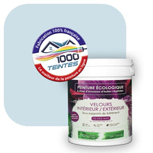 Charger l'image dans la galerie, Peinture écologique Natura Tassili® Les Bleus (L'Atelier by Edicolor 153A/153-A/153A1) Intérieur/Extérieur VELOURS