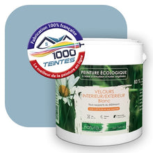 Charger l'image dans la galerie, Peinture écologique Natura Tassili® Les Bleus (L'Atelier by Edicolor 153C/153-C/153C1) Intérieur/Extérieur VELOURS