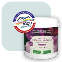 Charger l'image dans la galerie, Peinture écologique Natura Tassili® Les Bleus (L'Atelier by Edicolor 157A/157-A/157A1) Intérieur/Extérieur VELOURS