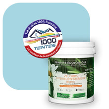 Charger l'image dans la galerie, Peinture écologique Natura Tassili® Les Bleus (L'Atelier by Edicolor 158A/158-A/158A1) Intérieur/Extérieur VELOURS