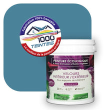 Charger l'image dans la galerie, Peinture écologique Natura Tassili® Les Bleus (L'Atelier by Edicolor 160D/160-D/160D1) Intérieur/Extérieur VELOURS