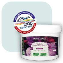 Charger l'image dans la galerie, Peinture écologique Natura Tassili® Les Bleus (L'Atelier by Edicolor 161A/161-A/161A1) Intérieur/Extérieur VELOURS