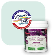 Charger l'image dans la galerie, Peinture écologique Natura Tassili® Les Bleus (L'Atelier by Edicolor 163A/163-A/163A1) Intérieur/Extérieur VELOURS