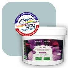 Charger l'image dans la galerie, Peinture écologique Natura Tassili® Les Bleus (L'Atelier by Edicolor 165B/165-B/165B1) Intérieur/Extérieur VELOURS