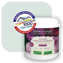 Charger l'image dans la galerie, Peinture écologique Natura Tassili® Les Bleus (L'Atelier by Edicolor 166A/166-A/166A1) Intérieur/Extérieur VELOURS