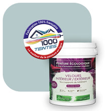 Charger l'image dans la galerie, Peinture écologique Natura Tassili® Les Bleus (L'Atelier by Edicolor 166B/166-B/166B1) Intérieur/Extérieur VELOURS