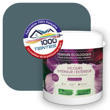 Charger l'image dans la galerie, Peinture écologique Natura Tassili® Les Bleus (L'Atelier by Edicolor 166E/166-E/166E1) Intérieur/Extérieur VELOURS