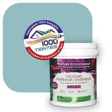 Charger l'image dans la galerie, Peinture écologique Natura Tassili® Les Bleus (L'Atelier by Edicolor 168B/168-B/168B1) Intérieur/Extérieur VELOURS