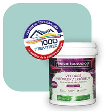 Charger l'image dans la galerie, Peinture écologique Natura Tassili® Les Bleus (L'Atelier by Edicolor 172A/172-A/172A1) Intérieur/Extérieur VELOURS