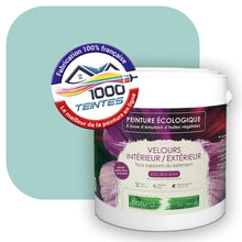 Charger l'image dans la galerie, Peinture écologique Natura Tassili® Les Bleus (L'Atelier by Edicolor 172A/172-A/172A1) Intérieur/Extérieur VELOURS