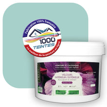 Charger l'image dans la galerie, Peinture écologique Natura Tassili® Les Bleus (L'Atelier by Edicolor 172A/172-A/172A1) Intérieur/Extérieur VELOURS