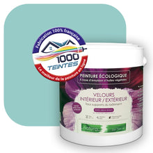Charger l'image dans la galerie, Peinture écologique Natura Tassili® Les Bleus (L'Atelier by Edicolor 172B/172-B/172B1) Intérieur/Extérieur VELOURS