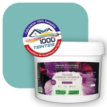 Charger l'image dans la galerie, Peinture écologique Natura Tassili® Les Bleus (L'Atelier by Edicolor 172C/172-C/172C1) Intérieur/Extérieur VELOURS