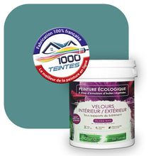 Charger l'image dans la galerie, Peinture écologique Natura Tassili® Les Bleus (L'Atelier by Edicolor 172D/172-D/172D1) Intérieur/Extérieur VELOURS