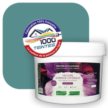 Charger l'image dans la galerie, Peinture écologique Natura Tassili® Les Bleus (L'Atelier by Edicolor 172D/172-D/172D1) Intérieur/Extérieur VELOURS