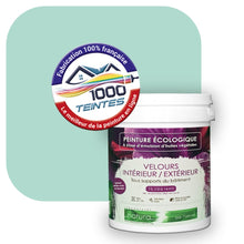 Charger l'image dans la galerie, Peinture écologique Natura Tassili® Les Verts (L'Atelier by Edicolor 174A/174-A/174A1) Intérieur/Extérieur VELOURS