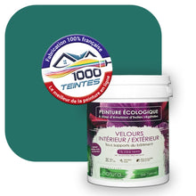 Charger l'image dans la galerie, Peinture écologique Natura Tassili® Les Verts (L'Atelier by Edicolor 174E/174-E/174E1) Intérieur/Extérieur VELOURS