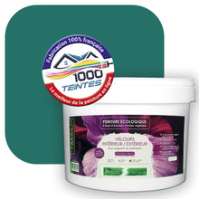 Charger l'image dans la galerie, Peinture écologique Natura Tassili® Les Verts (L'Atelier by Edicolor 174E/174-E/174E1) Intérieur/Extérieur VELOURS