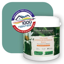 Charger l'image dans la galerie, Peinture écologique Natura Tassili® Les Verts (L'Atelier by Edicolor 175C/175-C/175C1) Intérieur/Extérieur VELOURS