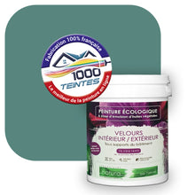 Charger l'image dans la galerie, Peinture écologique Natura Tassili® Les Verts (L'Atelier by Edicolor 175D/175-D/175D1) Intérieur/Extérieur VELOURS