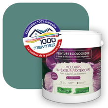 Charger l'image dans la galerie, Peinture écologique Natura Tassili® Les Verts (L'Atelier by Edicolor 175D/175-D/175D1) Intérieur/Extérieur VELOURS