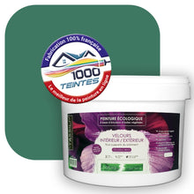 Charger l'image dans la galerie, Peinture écologique Natura Tassili® Les Verts (L'Atelier by Edicolor 176E/176-E/176E1) Intérieur/Extérieur VELOURS