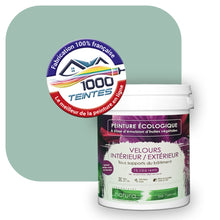 Charger l'image dans la galerie, Peinture écologique Natura Tassili® Les Verts (L'Atelier by Edicolor 177A/177-A/177A1) Intérieur/Extérieur VELOURS
